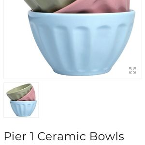 Pier 1 Colorful Nesting Bowls Trio (fff)